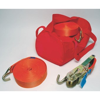 10m Strap Complete with Hooks to Hold 2500kg (4 Pack) No LR057